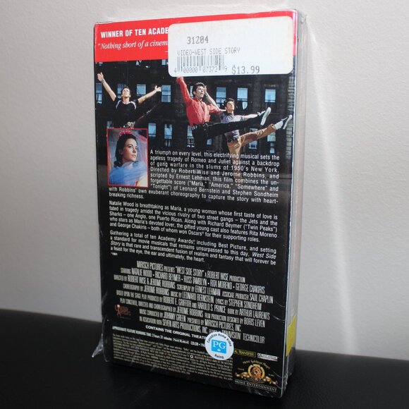 3/$55❤️sealed WEST SIDE STORY (1961 Oscar Best Picture) VHS 1998 MGM Musicals - Picture 5 of 6